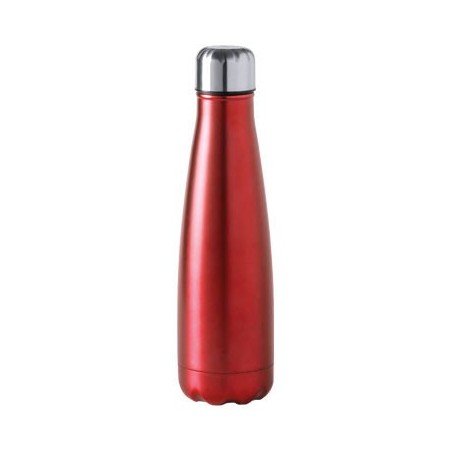 BIDONE ACCIAIO INOX 630ML HERILOX ROSSO