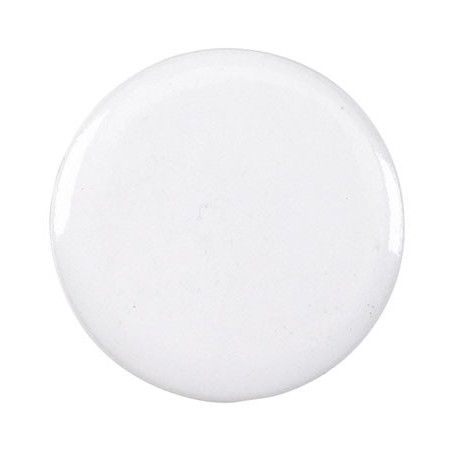 BADGE METTALLIQUE KERFI BLANC