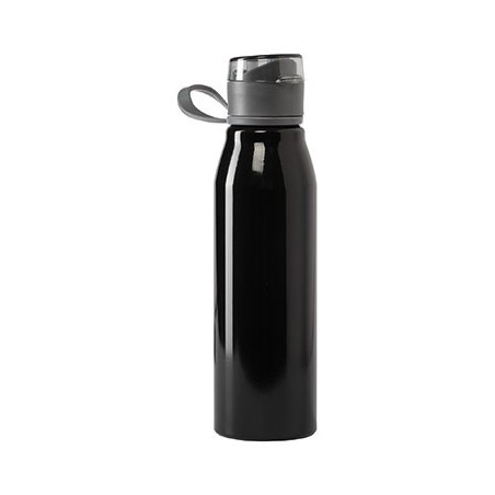 BIDONE ACCIAIO INOX 720ML CARTEX NERO