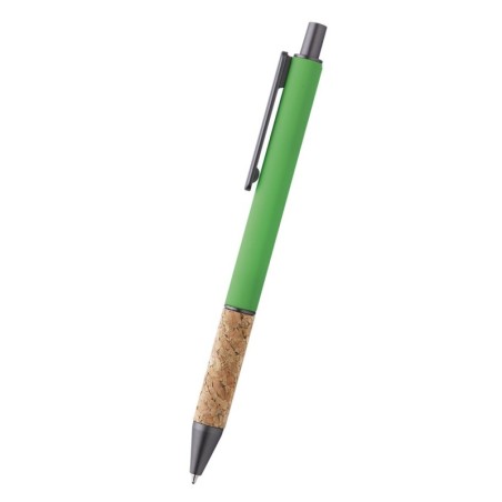 LIGHT GREEN GREEN PEN WITH CORK SHUBER