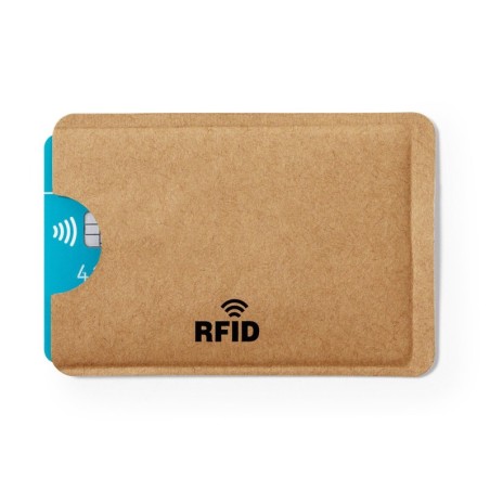 CUSTODIA RFID CARTONE RICICLATO BLAKBAL NATURALE