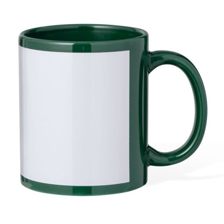 TAZA SUBLIMACIÓN ORCHIX VERDE OSCURO