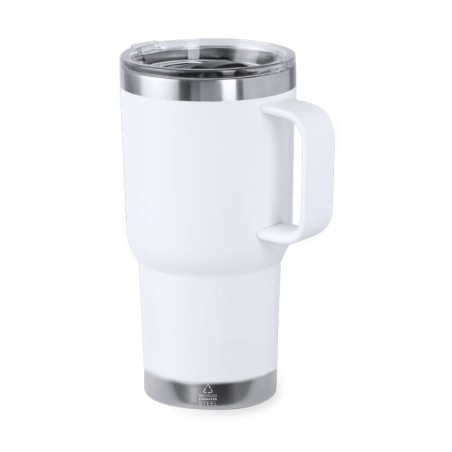 PASTER 600 ml RECYCLED STAINLESS-STEEL THERMAL MUG