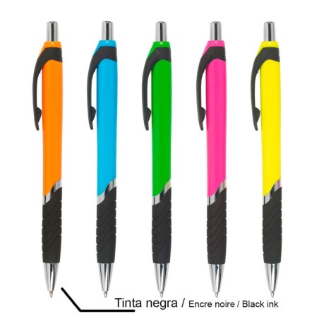 KASTER PLASTIC PEN 5 ASSORTED COLORS